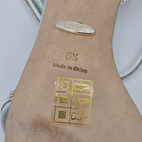 Badgley Mischka Ultra Kitten Heels, Soft Blue Radiance, Women's 6.5 - Picture 12 of 13